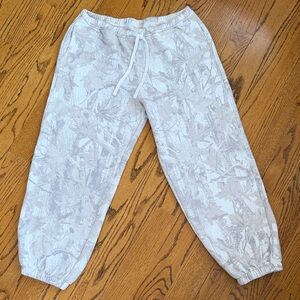 Hollister White camo joggers